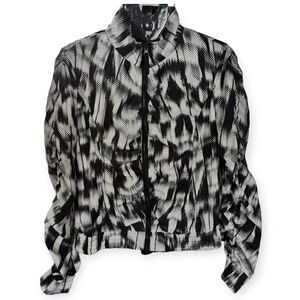 Calvin Klein Performance Abstract Print Windbreaker Jacket M